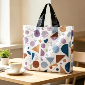 Heavy Load Plastic Shopping Bag Food Grade Printed Plastic Shopping Bag