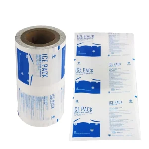 High Barrier Laminating Film 140micron Food Grade LDPE Plastic Blue Film Roll for Water Liquid Beverage Pouch