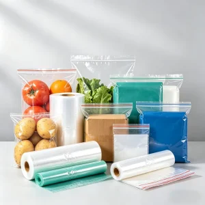 High Clarity Transparent Ziplock Pouch Reusable Plastic Bag for Protein Powder Supplement Jewelry Packaging Custom Logo