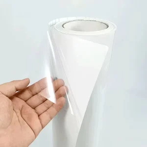 High Definition PVC Cold Laminating Film Self Adhesive Water Permeable Light Bright Surface for Photo Studio Shooting