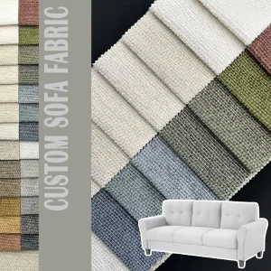 High Density Sofa Fabric Washable Canvas Wear resistant Upholstery Fabric Eco friendly for Furniture