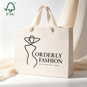 High End Durable Paper Carrier Bags Custom Logo Retail Shopping Packaging Clothing Premium Gift Bag Manufacturer Factory Supply