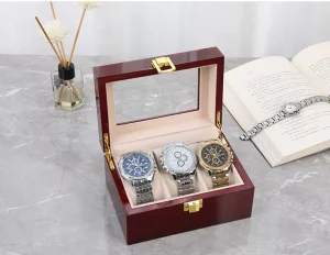 High End Handmade Wood Watch Box Eco Friendly Luxury Packaging for Watches Customizable by Factory
