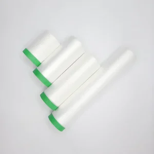 High End Rough Real Stone Paint Wall Specific Green Tape with Strong Viscosity Protective Film