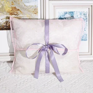 High End Transparent Organza Envelope Perfume Wedding Party Gift Bag Custom Logo Printed Envelope Organza Packing Pouch
