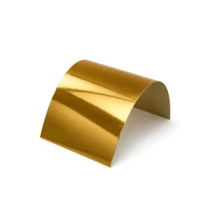 High Gloss Gold Metallized Paperboard Premium Printable Specialty Paper for Luxury Wine Cosmetic Packaging