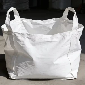 High Load PP FIBC Ton Jumbo Bulk Bag 1000 2000kg Capacity Side Seam Loop Top Open Flat Bottom for Construction Waste