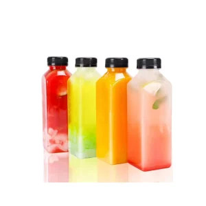 High Quality 100ml 250ml 350ml 500ml 1000ml Eco Friendly Reusable Transparent Plastic Pet Bottles Lid for Drinks Modern Luxury