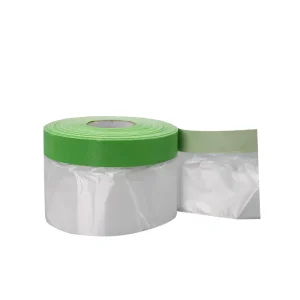 High Quality Applied Masking Film with Heat Resistant Painter’s Cloth Tape for Outdoor Construction