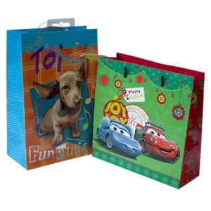 High Quality Colorful Kraft Paper Bags Design Luxury Pastel Full-Color Retail Reusable Storage Custom Packaging Shopping Bag