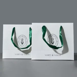 High Quality Custom Printed Luxury Paper Gift Bags with Logo for Clothing Packaging Boutique Shopping & E commerce Business Use