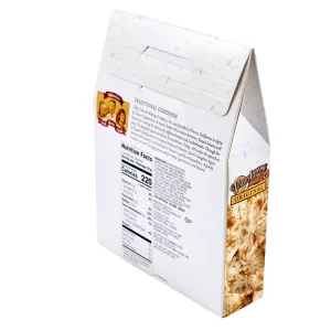 High Quality Custom Recyclable Cookie Boxes Portable UV Coated Embossed Matt Laminated Packaging