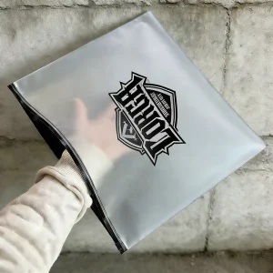 High Quality Custom Transparent Plastic Clothing Ziplock Package Bag Frosted Zipper Bag With Logo Zip Zip Lock Bag