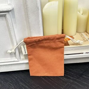 High Quality Customized Cotton Pouch Recyclable Drawstring Bag for Travel Storage Dust Cover for Jewelry Sewing