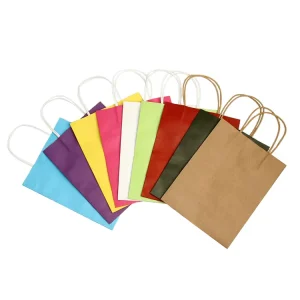 High Quality Customized Kraft Paper Bag Shopping Custom Brown Paper Bag with Handle