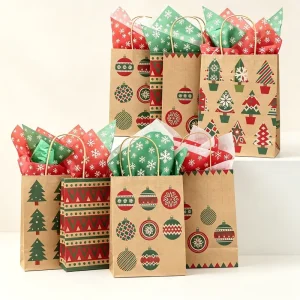 High Quality Cute Fashion Kraft Paper Gift Bag Personality Eco friendly Custom Delicate Gift Paper Bags