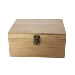 High Quality Environmentally friendly Wooden case Natural Wooden Bamboo Storage Box