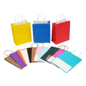 High Quality Factory Fashion Gift Shopping Kraft Paper Bag with Custom Logo