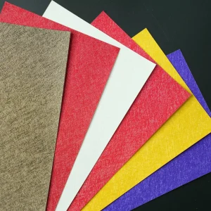 High Quality Fancy Color PVC Coated Leatherette Leather Paper Embossed Book Binding Polivinil Chloride Paper Paperboards Product