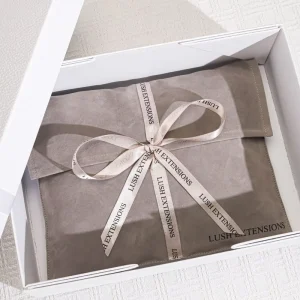 High Quality Gray Velvet Envelope Clothes Shoe Packaging Pouch Custom Logo Printed Hair Handbag Storage Velvet Dust Bag