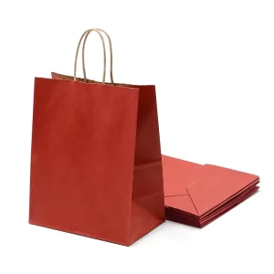 High Quality Kraft Paper Gift Bag Elegant Design for Stylish Presentation Durable Paperboard Printing