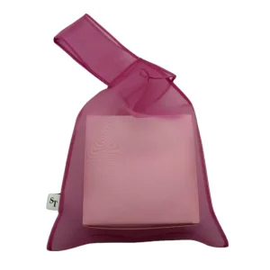 High Quality Organza Leisure Hand Bag Simple Tenderness Organza Wrist Bag With Tag Logo