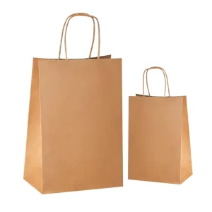High Quality Small Kraft Paper Bag Flower Bouquet Packaging Bag