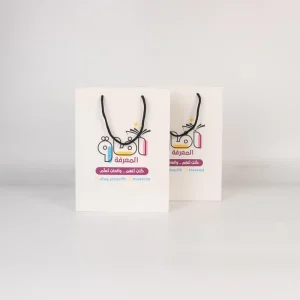 High Quality Thick White Cardboard Paper Bag with Handle Recycled Eco Gift Jewelry Shopping Paper Bags