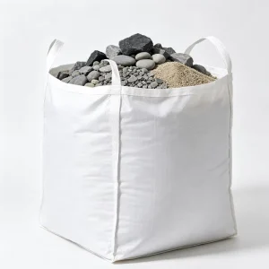 High Safety Factor FIBC Bulk Bag 2000kg Four Panel Jumbo Ton Bag for Sand Gravel Building Waste Packing