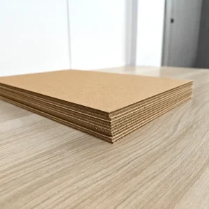 High Stiffness Heavy Duty Craft Paperboard Biodegradable Uncoated Flat Blank Custom Dimensions Testliner Board