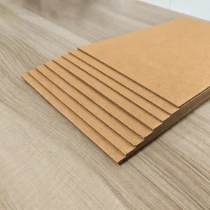 High Stiffness Moisture Resistant Flat Paper Board Uncoated Heavy Duty Recyclable Blank Custom Packaging Paperboard