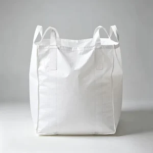 High Strength 1 Ton Breathable White FIBC Big Bag Top Open Flat Bottom Jumbo Bulk Bag PP Material Antistatic Side Seam 5 1