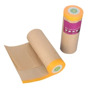 High Temperature Heat Resistant Pre Taped Medical Grade Waterproof Shrink Film Masking Film for Auto Plastic Painting