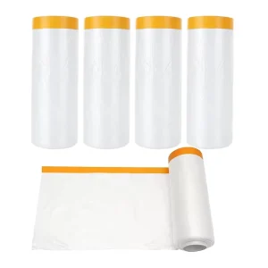 High Temperature Resistant Automotive Painting Masking Film Waterproof for Car Coating