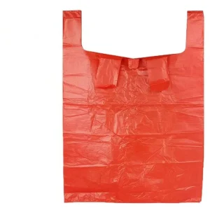 Household Plastic T Shirt Bags for Shopping Grocery Retail Store Use