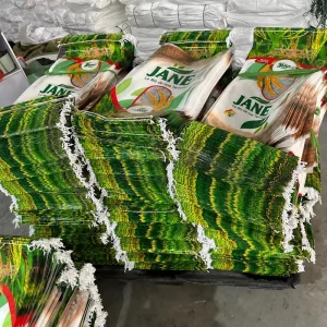 ISO Certified Plastic Rice Packaging Bag for Agriculture High Strength Heavy Duty PP Woven Sack Grain Storage Fast Shipping