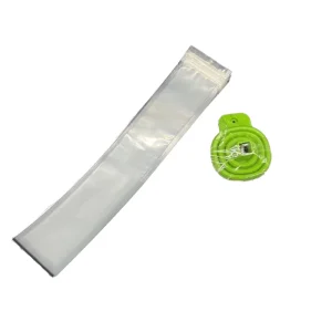 Ice Cream Popsicle Plastic Packaging Bags Closure Hair Bundle Self Sealing Bag Adhesive Transparent Clear Plastic Bag