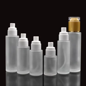 In Stock 20ml 30ml 40ml 50ml 60ml Frosted Glass Pump Spray Bottles for Perfume and Cosmetic Products with Customizable Labels
