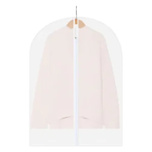 In Stock Thickened Transparent Clothing Dust Cover Washable Waterproof Garment Storage Dust Bag For Home Hanging Coat