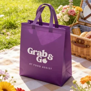 In Stock Vertical 30*10*38cm Promotional Non woven Fabric Carry Bag Reusable Eco Friendly PP Non Woven Gift Tote Shopping Bag