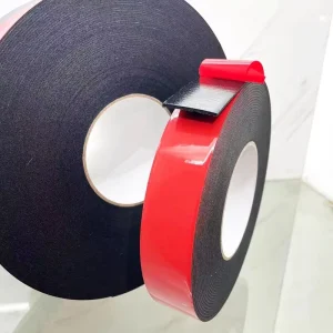 Industrial 0.5mm 1mm 2mm Waterproof Strong Solvent Acrylic Adhesive Double Sided PE Foam Tape for Auto Windows Thermos Panel