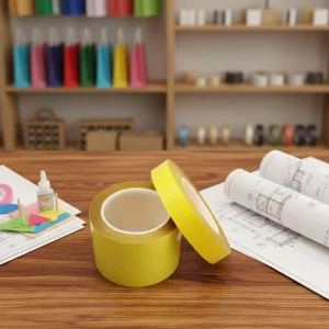 Industrial Double Sided Bonding Tape 50m LK28 PET Acrylic Adhesive Die Cut Pressure Sensitive 0.125mm Thickness No Printing