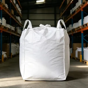 Industrial FIBC Jumbo Bag 1000kg Open Top Flat Bottom Woven Bulk Bag for Chemicals