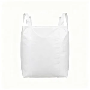 Industrial Grade 1 Ton FIBC Bulk Bag Large Flat Bottom Jumbo Bag with Breathable Feature Heavy Duty PP Material