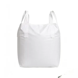 Industrial Grade 1 Ton FIBC Jumbo Bag Large Opening Flat Bottom Heavy Duty Bulk Bag