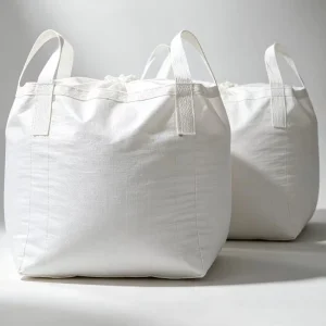 Industrial Grade FIBC Bulk Bag 1 Ton Large Opening Flat Bottom Heavy Duty Jumbo Bag