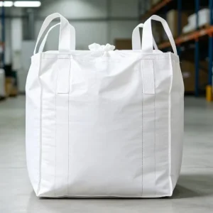 Industrial Grade Heavy Duty Jumbo Bag Large Opening Flat Bottom FIBC Breathable Ton Bag