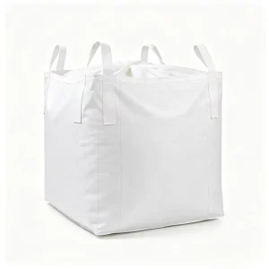 Industrial Grade PP Breathable FIBC Bulk Bag 1 Ton Large Opening Flat Bottom Heavy Duty Jumbo Bag