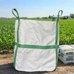 Industrial Grade Port Handling FIBC Bulk Bag Anti Tear Internally Reinforced Ton Bag