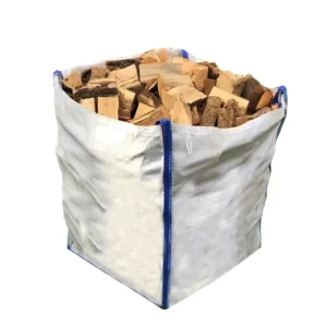 Industrial Household Use Firewood Log Carrier Bag Canvas Container on Pallet FIBC Bag for Wood Storage